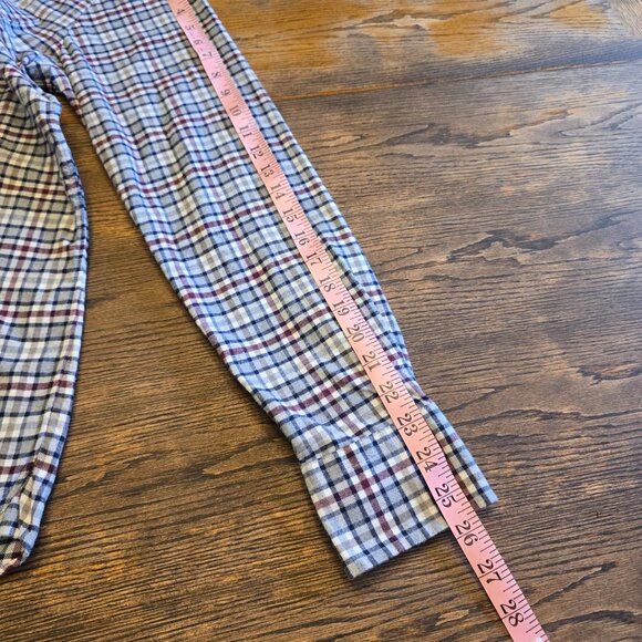 CREMIEUX Men's Slim Fit Long Sleeved Flannel Shirt Size Large - Picture 6 of 9